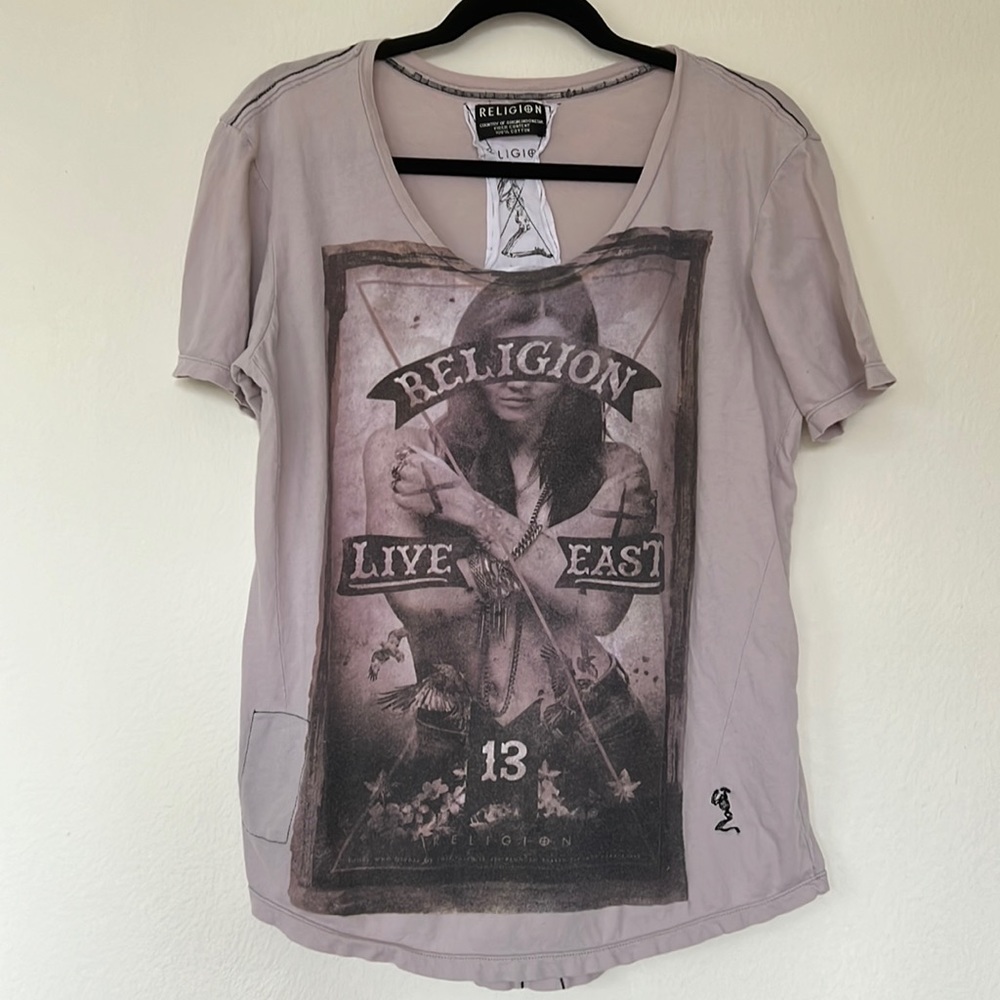 Religion quality crafted t-shirt.